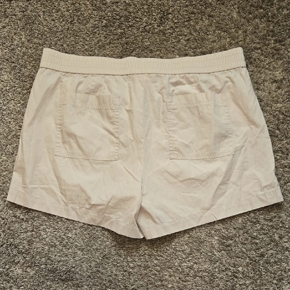 LOFT Beige Cargo Drawstring Shorts Womens Size Large - Picture 4 of 6